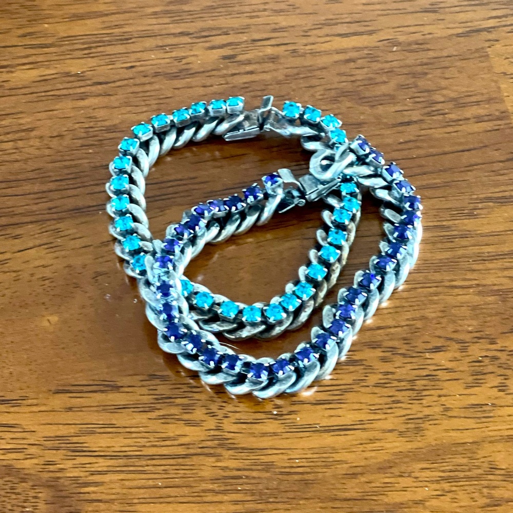 DANNIJO chain link Swarovski crystal bracelets